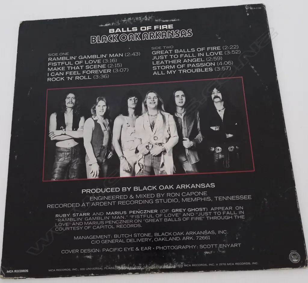 Black Oak Arkansas, Balls Of Fire Image 1++